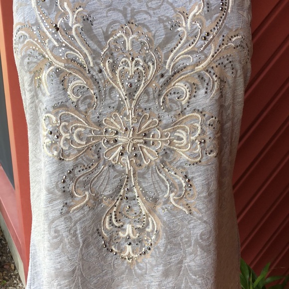 EUC Maurices Lace N Gems Tank Top - Picture 2 of 8